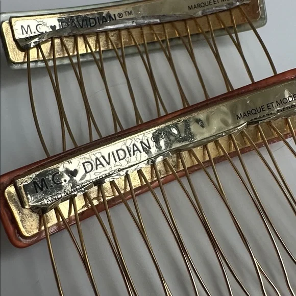 M. C. Davidian Swarovski Crystal Hair Combs Set - Multicolor - Picture 5 of 6